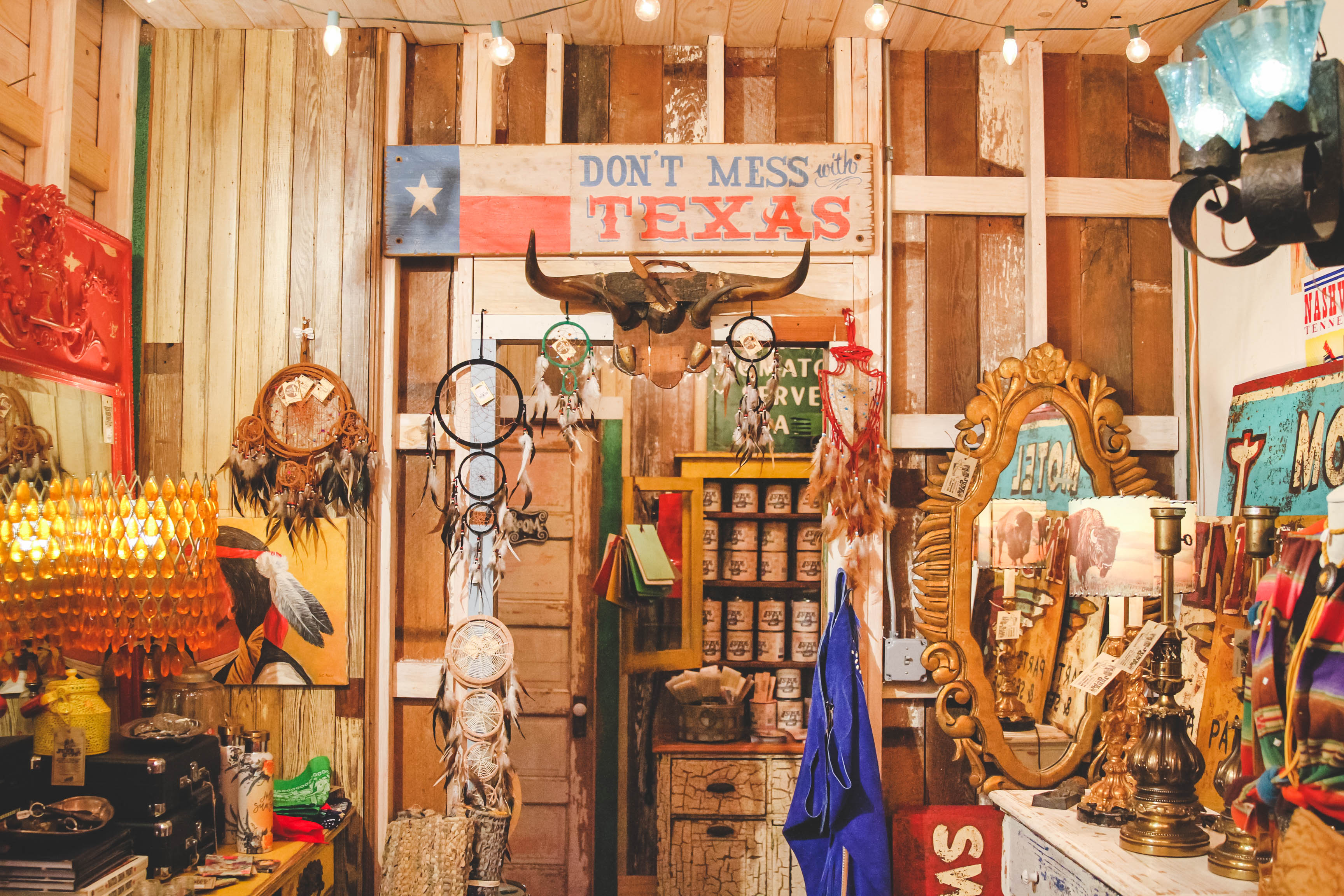 Western decor and antiques at Junk Gypsy Headquarters.