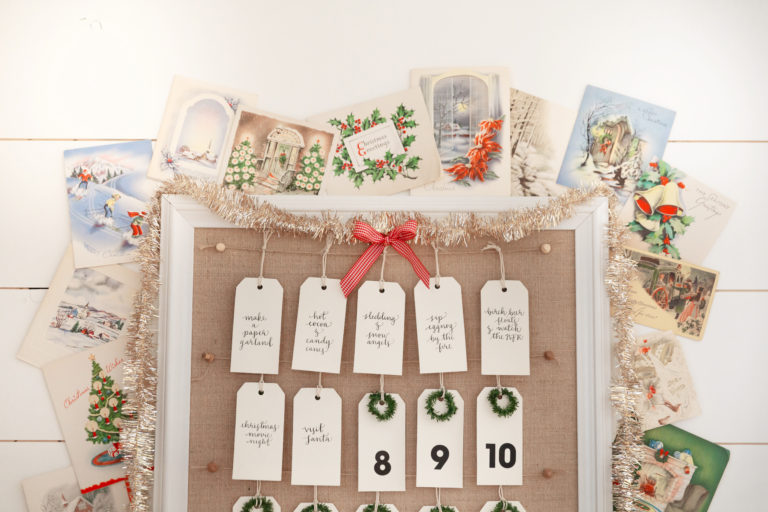 DIY Advent Activity Calendar - Hayseed Home and Harvest